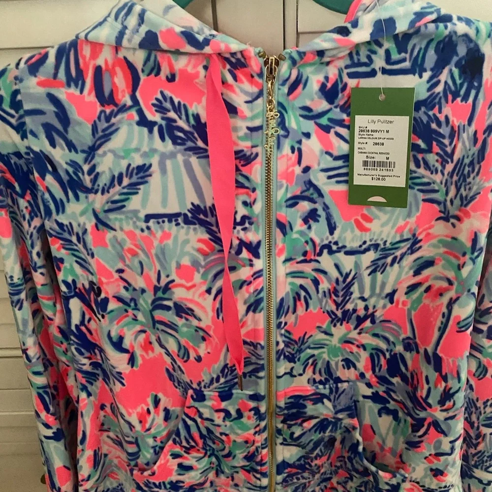Lilly Pulitzer Multicolor Zip-Up Hoodie - Picture 4 of 8
